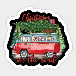 Christmas On The Road Sticker